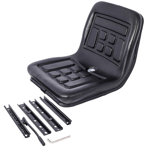Asiento de repuesto universal de tractor asiento acolchado ajustable horizontalmente - Imagen 3 de 8