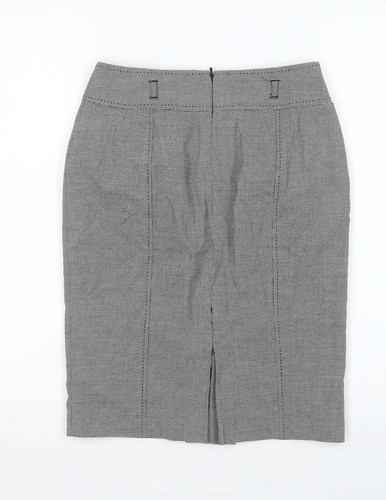 Marks and Spencer Womens Black Polyester Blend Skirt Size 6 - Picture 2 of 12