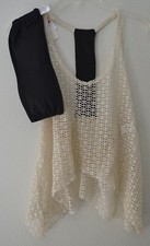 Ella Moss Dream Weaver Double Dip Two-Piece Tankini Top Choose Size