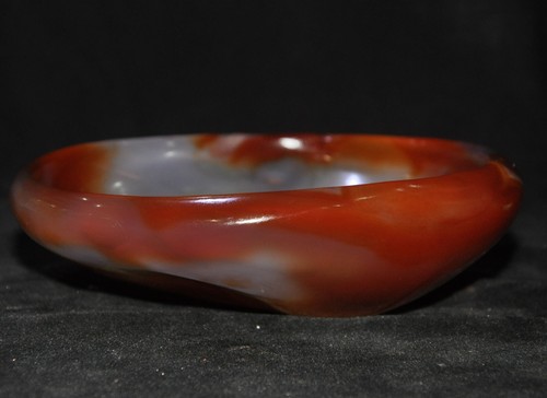 6.4" Chinese natural Agate Carved Calligraphy tool Pen wash Ashtray statue - Bild 5 von 9