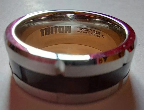 Herren Triton Ring Größe 10 Neu Wolframcarbid TC 850 - Bild 2 von 5
