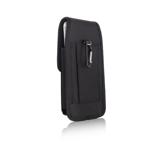 Phone Pouch Hanging Waist Storage Bag Fanny Pack Black Belt Clip Pouch Case - Picture 4 of 7