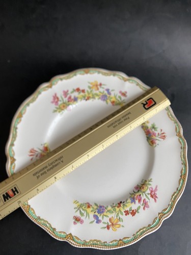 4 PCs Johnson Bros Old Staffordshire Ironstone 10” Dinner Plates meadow Sweet - Picture 3 of 6