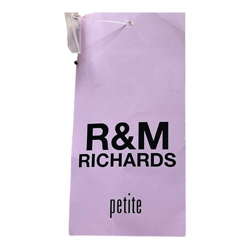 R&M Richards Petite Perlen ärmelloses Etuikleid pfirsichfarben Damengröße 6P neu mit Etikett - Bild 11 von 11