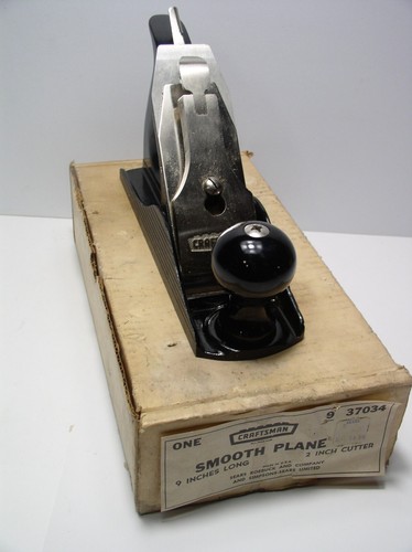 Vintage Craftsman 9" Smooth Plane 37034 in Box