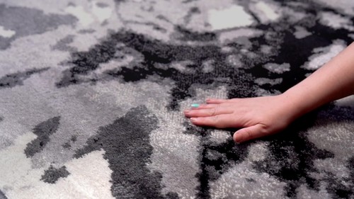 Rugshop Area Rug Contemporary Abstract Circles Black Rug Rugs for Living Room - Video 1 of 1