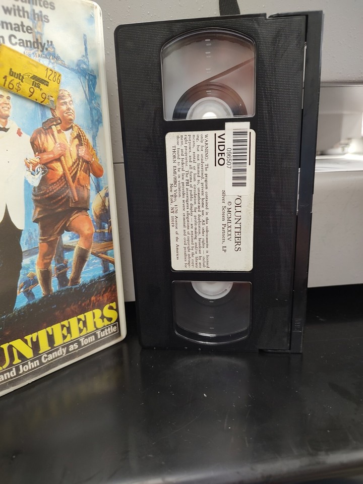 Volunteers (VHS) Tom Hanks, Rita Wilson, John Candy Movie HBO eBay