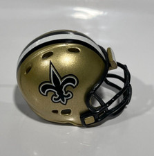 Riddell pocket pro football helmet NFL New Orleans Saints REVOLUTION style