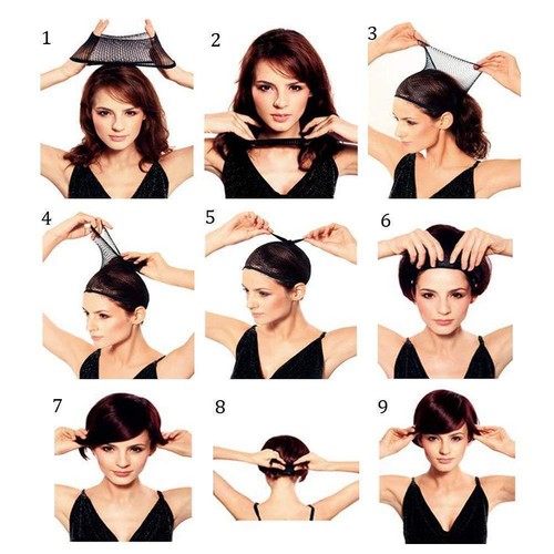 Retro Water Wave Wig for Women Short Finger Wave Wig Cosplay Costume Party Wigs - Picture 11 of 30