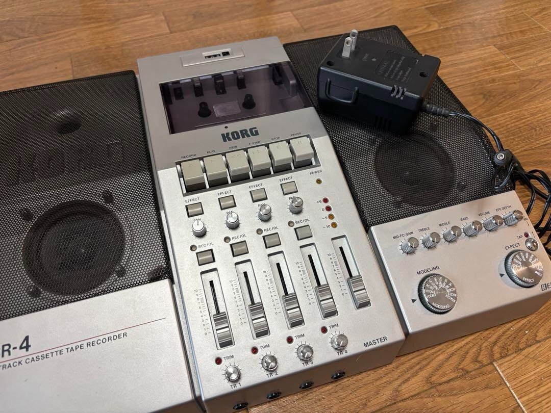 KORG CR-4 4 トラックカセットレコーダー 良質 KORG コルグ CR-4 カセットマルチトラックレコーダー MTR