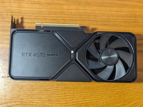 NVIDIA GeForce RTX 4070 Super Founders Edition FE 12GB GDDR6X Graphics Card GPU - Afbeelding 2 van 8