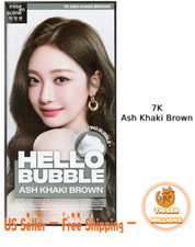  US Seller Mise En Scene Hello Bubble Hair Dye 7k Ash Khaki Brown New import