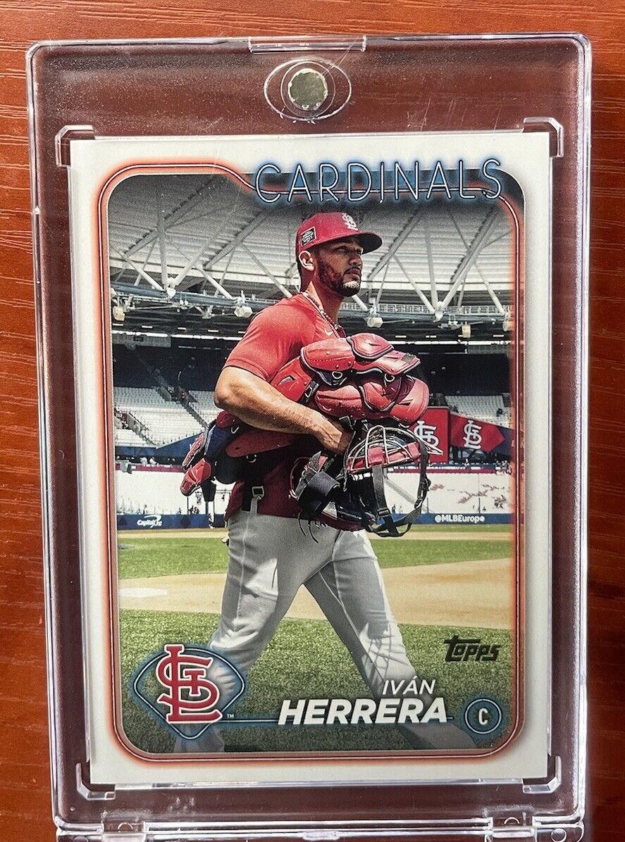 2024 Topps Series 2 Ivan Herrera Golden Mirror Variation SSP 681 Cardinals