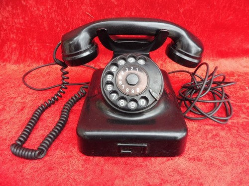 altes Telefon , Bakelit , W48 ! - Afbeelding 2 van 7