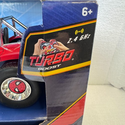 Spider-Man Buggy Remote Control 7 in Marvel Turbo Button, Full-Function NIB NEW - Picture 5 of 12