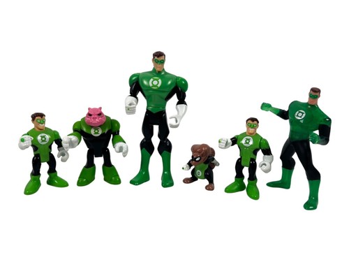 Imaginext Linterna Verde Lote de 6 Figuras Kilowog, Bd'g Mattel Liga de la Justicia - Imagen 1 de 14