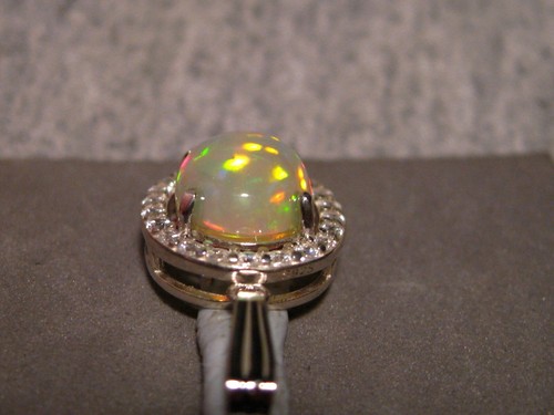 GEM !!! Welo Opal Pendant  - Solid Gem AAA Opal - Sterling Silver - Picture 8 of 11