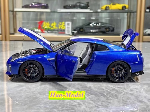 MOTORHELIX MH 1:18 NISSAN GTR R35 50° lega pressofusa modellino auto esposizione giocattoli bambini - Foto 14 di 20