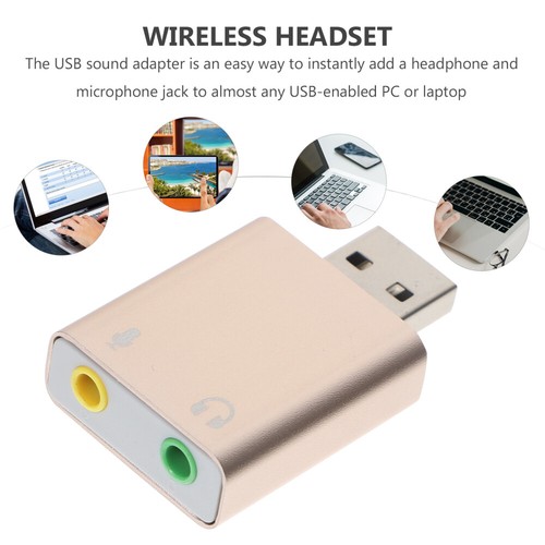 Scheda Audio Esterna USB Per Computer Portatile Con Jack Microfono - Photo 11/11