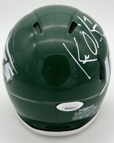 Ken O’Brien Signed NY Jets # 1 Pick Throwback Speed Mini Helmet #7 Autograph JSA - Picture 9 of 12