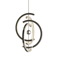 Craftmade Anello 4 Crescent LED Pendant, Chrome - 42722-CH-LED