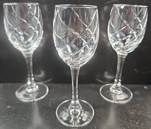 12 Cristal D’Arques Durand Junon Cordial Glasses Box Set Vintage Crystal Cut Lot - Picture 21 of 24