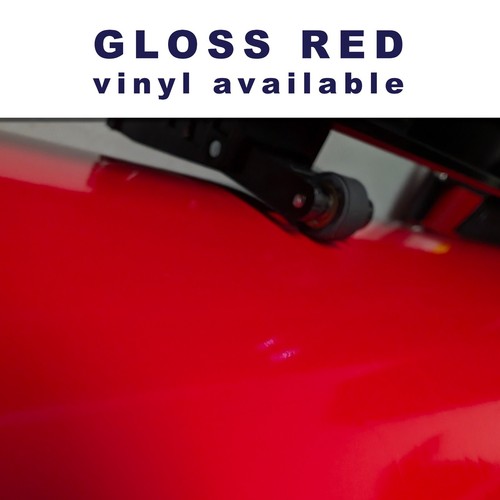 VINYL: Gloss RED C7 Engine Cover Letters Set For 2014-19 Chevy Corvette Stingray - Picture 5 of 11