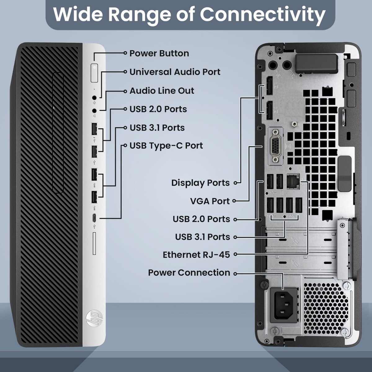 HP ProDesk G5 SFF Desktop PC Intel i7-9700 8GB Ram 256GB SSD HP ProDesk G5 SFF Desktop PC Intel i7-9700 8GB Ram 256GB SSD