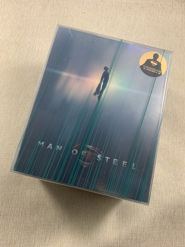 BLUFANS MAN OF STEEL 4K + 2D STEELBOOK 1-CLICK，NEW/SEALED - Picture 1 of 5