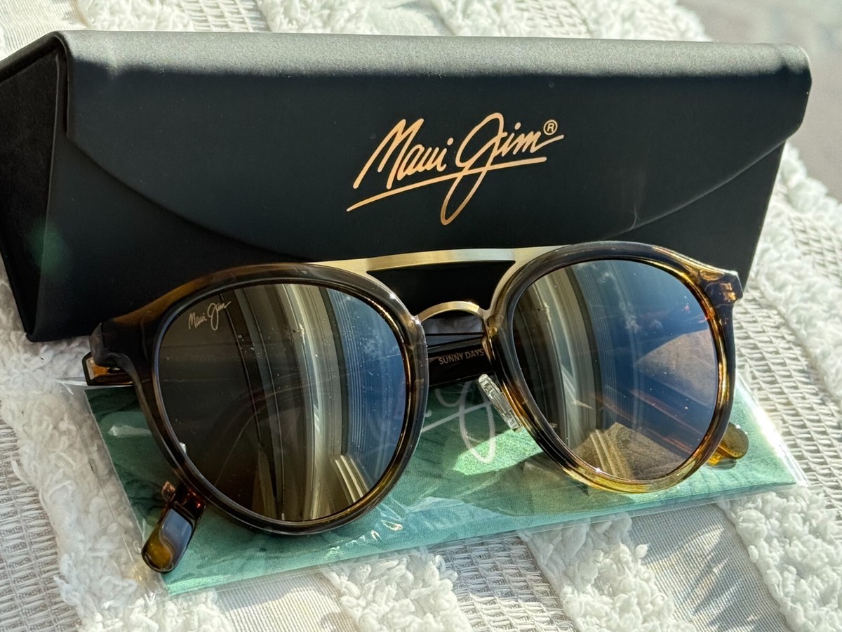 Maui Jim Sunny Days MJ 529 21D Honey Smoke Frame + HCL Polarized