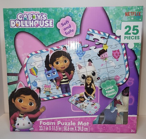 Gabby's Dollhouse Foam Puzzle Mat - 25 PIECES