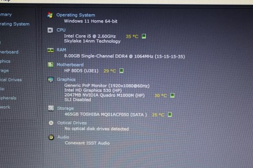 Bargain Gaming HP ZBook 15 G3 8gb Ram ,500gb HDD Core i5 6th Gen black used 2GB! - Picture 8 of 9