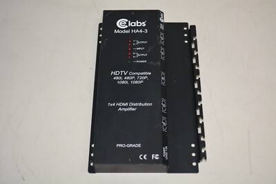 elabs HA4-3 1x4 HDMI Distribution Amplifier #W3990