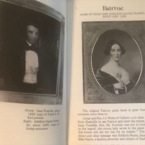 Saga of Fairvue 1832-1977 book; Sumner County Gallatin TN; signed by author - Imagen 4 de 7