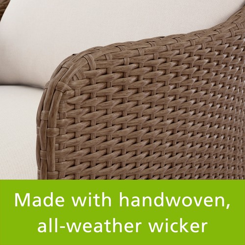 Chelsea Outdoor Wicker Swivel Rocker, 2 Pack - Picture 4 of 12