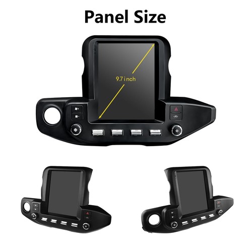 9.7'' For Jeep Wrangler JL 2018-2024 CAR RADIO GPS CARPLAY Stereo 2+32G SWC - Picture 2 of 23