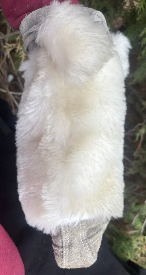 Mocasines altos vintage años 70 Ojibwe nativos americanos hechos a mano con cuentas y piel Foto 4 de 4