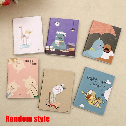 1x Cute Cartoon Notebook Handy Pocket Notepad Paper Journal Diary for Kid Adult - Picture 8 of 11