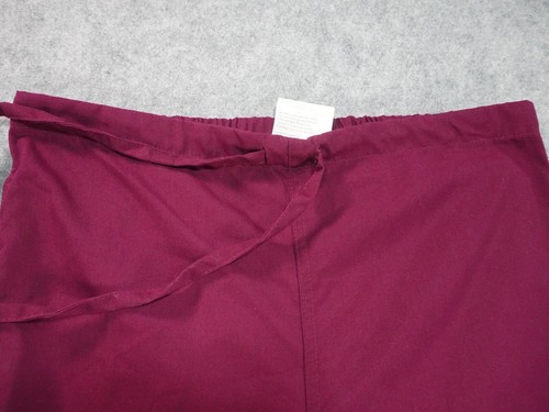 allheart Scrub Set Womens Small Burgundy Cargo Pant & Top - Picture 9 of 21