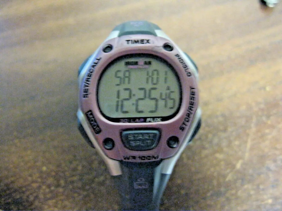 Timex ironman shop indiglo wr100m