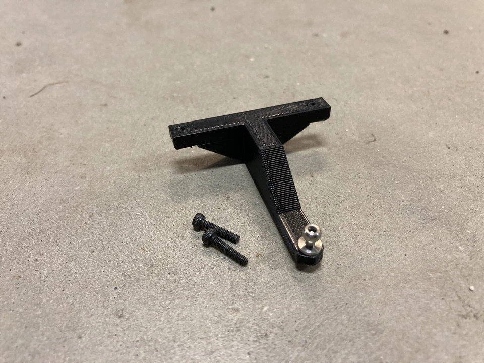 FMS FCX24 Chevy Blazer 3d Printed Trailer Hitch With Ball - Image 2 of 4