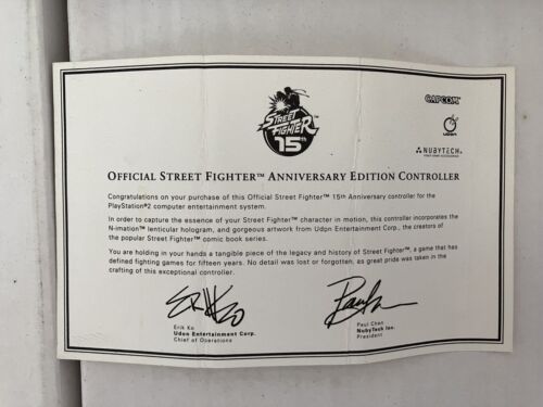 PlayStation - Official Street Fighter 15th Anniversary Edition Controller - Picture 8 of 8