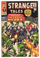 Strange Tales #140 Very Good 4.0 Nick Fury SHIELD Dr Strange Kirby Art 1966