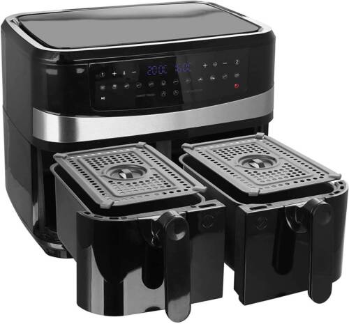 Doppel Heißluft-Fritteuse Emerio AF-126672.4 Air-Fryer Grill Friteuse Fettfrei - Bild 4 von 8