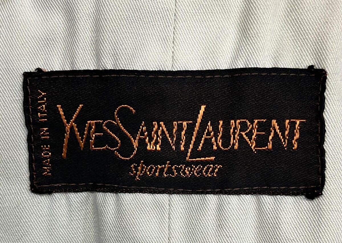 Yves Saint Laurent Coat in Cotton Blend Used Men Size 48 Yves Saint Laurent Coat in Cotton Blend Used Men Size 48