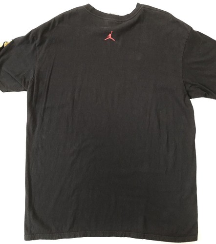Vintage Jordan 23 Men's Logo Swingman MONEY Short Sleeve T-Shirt Black Size XL - Picture 13 of 14