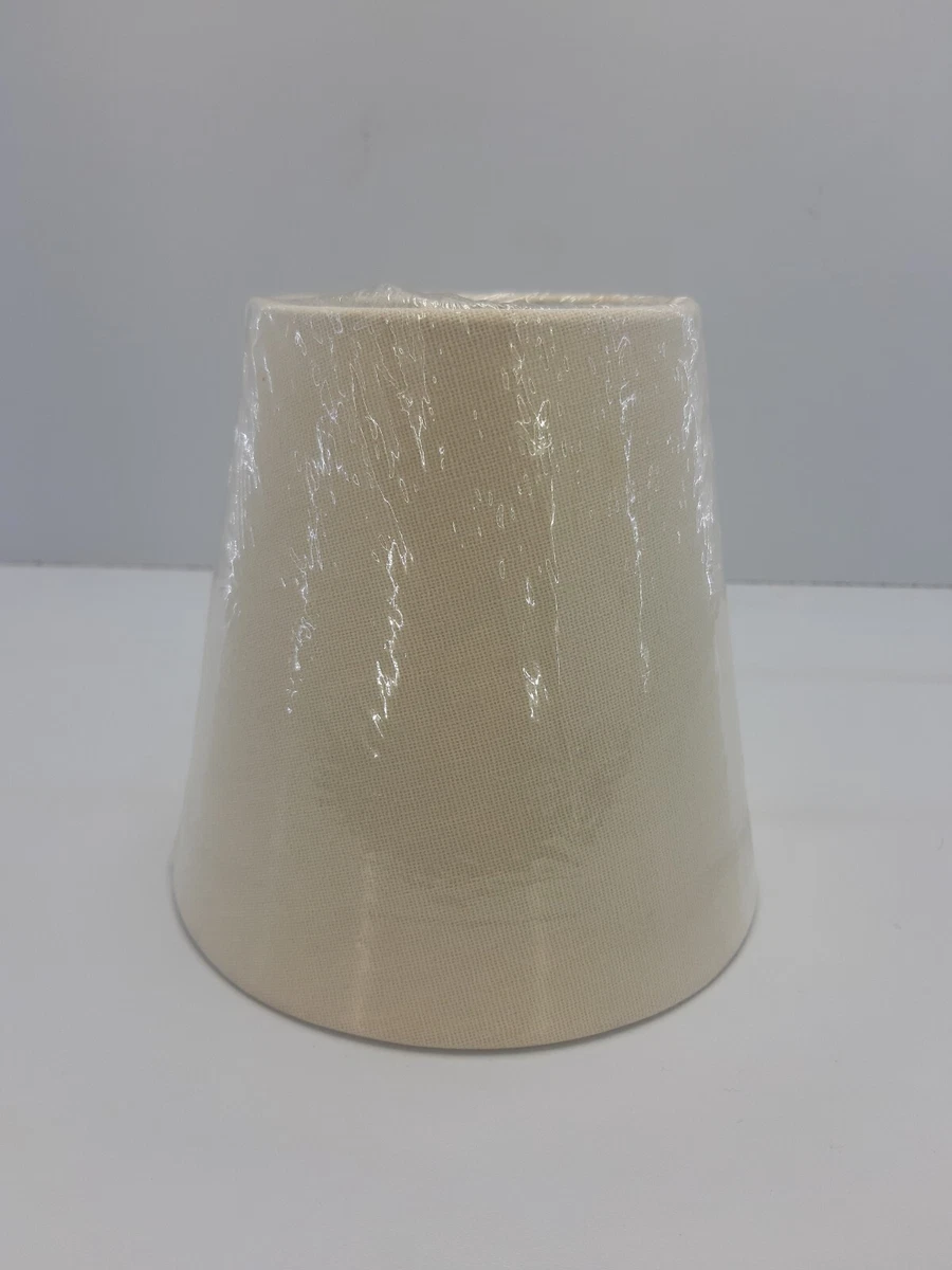 Hemobllo Paralume Plissettato In Tessuto Beige – Conico Per Lampade Da Tavolo E Plafoniere, Attacco E27, 22.9 X 12.7 Cm - 2