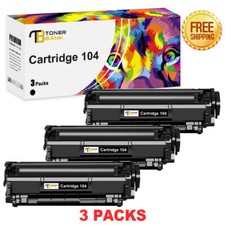 3PK Toner Cartridge For Canon 104 FX9 FX10 ImageClass MF4350D MF4150 D420 D480