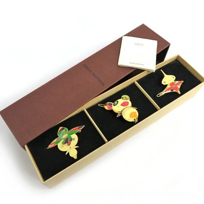 Louis Vuitton Hair Barrette Panda Onion Head Flower Boy M92595 141290 Louis Vuitton Hair Barrette Panda Onion Head Flower Boy  main image 3