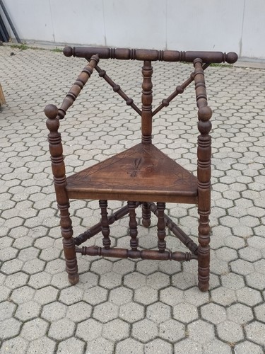 Sedia / Seggiolone stile Turner con giglio - Foto 4 di 8